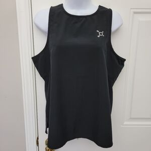 Orangetheory Fitness Black Lightweight Mesh Panel Run Tank Logo Size Small